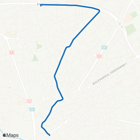 STB - Societatea de Transport București Piata Sfanta Vineri - Soseaua Stefan cel Mare map