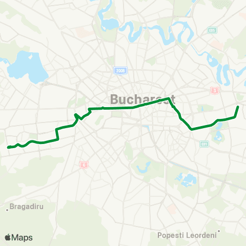 STB - Societatea de Transport București Valea Argesului - Bd. Basarabia map