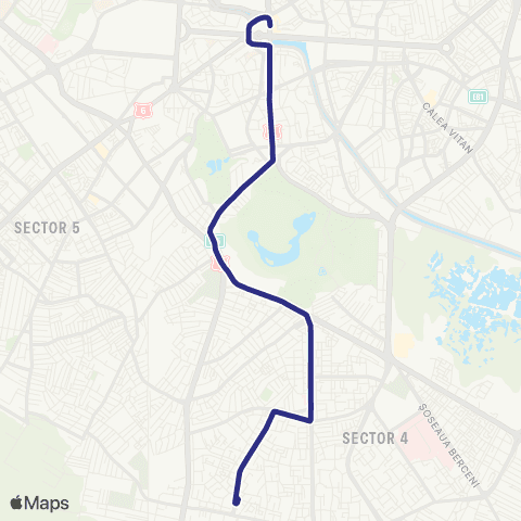 STB - Societatea de Transport București Piata Unirii 4 - Piata Resita map
