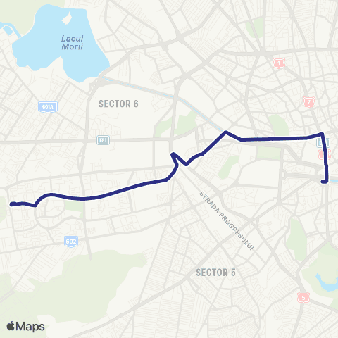 STB - Societatea de Transport București Piata Unirii 2 - Valea Ialomitei map