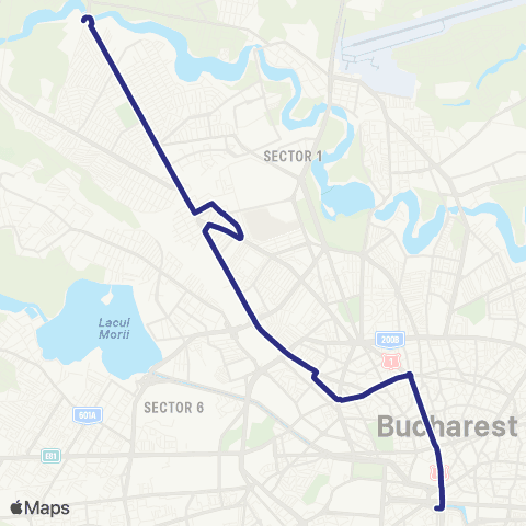 STB - Societatea de Transport București Piata Unirii 2 - M Straulesti map