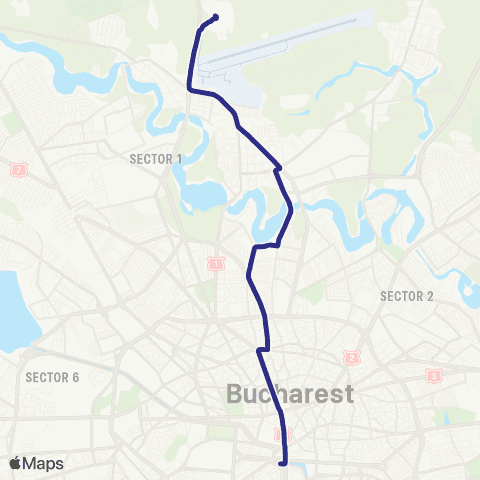 STB - Societatea de Transport București Piata Unirii 2 - Complex Baneasa map