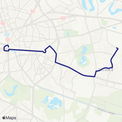 STB - Societatea de Transport București Piata Unirii 4 - Faur map