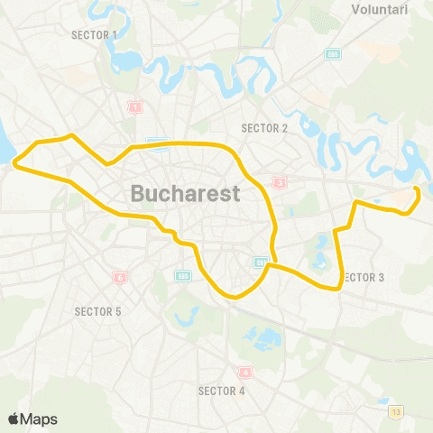 Metroul București Pantelimon / Republica - Dristor 2 map