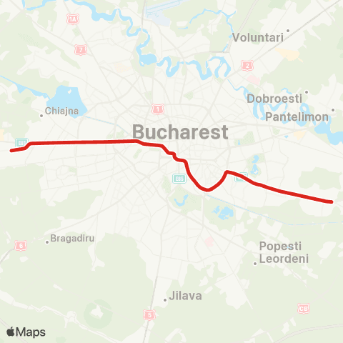 Metroul București Preciziei - Anghel Saligny map