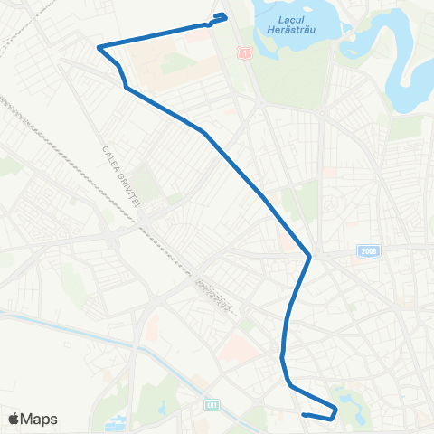 STB - Societatea de Transport București Piata Presei - Vasile Parvan map