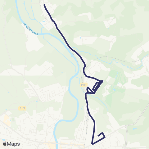 BUSS Bussac S / Charente, Fontcouverte, Saintes >< Agrippa d'Aubigné map