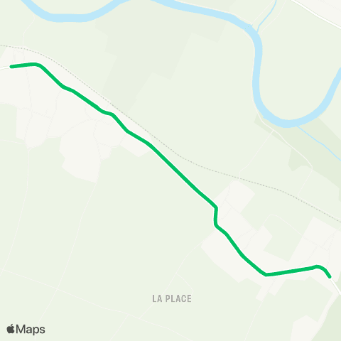 BUSS Rouffiac >< St Sever de Saintonge map