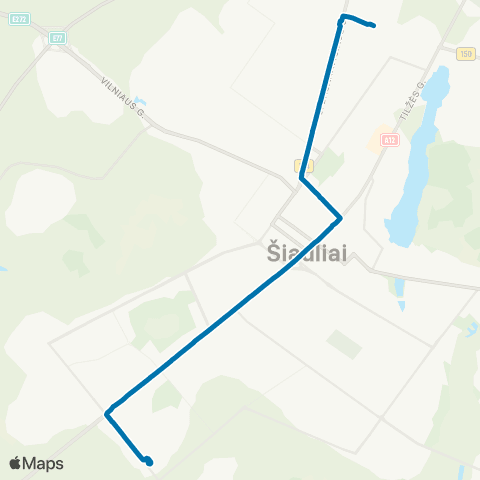 Busturas Savanorių Žiedo St. – Gegužių Žiedo St. map