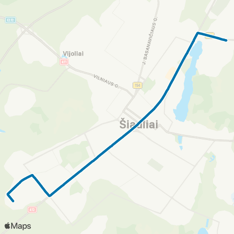 Busturas Ginkūnų Žiedo St. – Gytarių Žiedo St. map