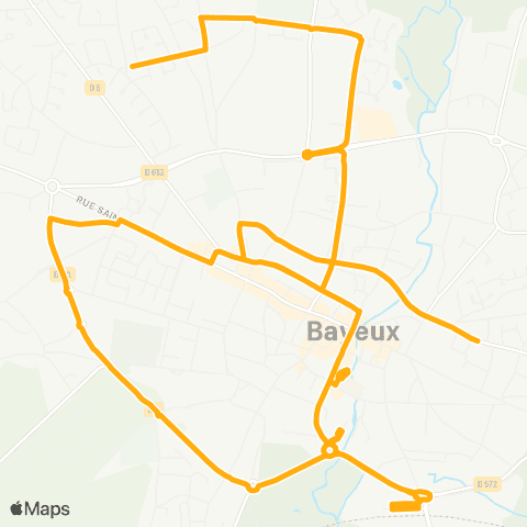 Bybus Reine Mathilde / Saint Jean map