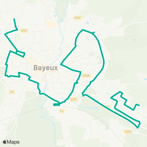Bybus St Martin des Entrées / Arcisse de Caumont map