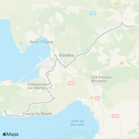 leCar Carry - Gignac - Marignane map