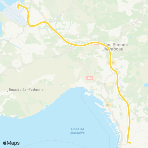 leCar Marseille - Aéroport map