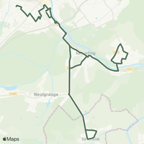 CABUS Siltzheim / Sarreinsming / Sarreguemines map