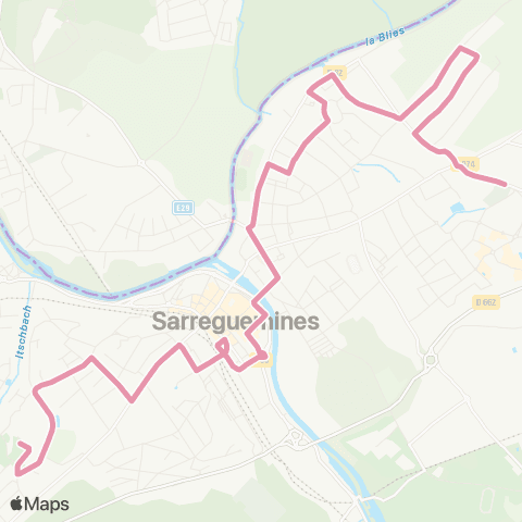 CABUS Beausoleil-la Blies-Palatinat map