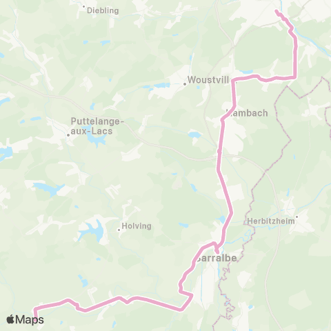 CABUS Kappelkinger / Sarreguemines map