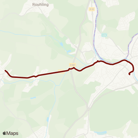 CABUS Hundling / Sarreguemines map