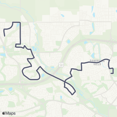 Calgary Transit Sage Hill / North Pointe Terminal map