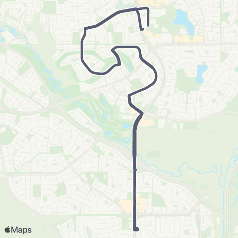 Calgary Transit Panorama / Country Hills map