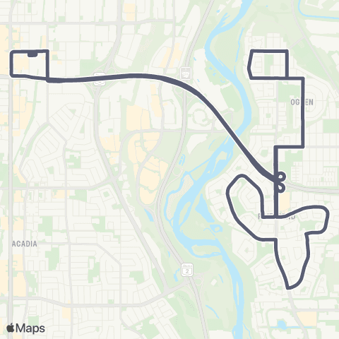 Calgary Transit Lynnwood map
