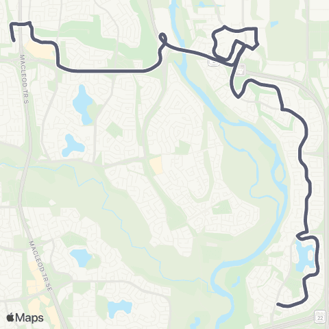 Calgary Transit McKenzie map