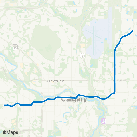 Calgary Transit Saddletowne / 69 Street map