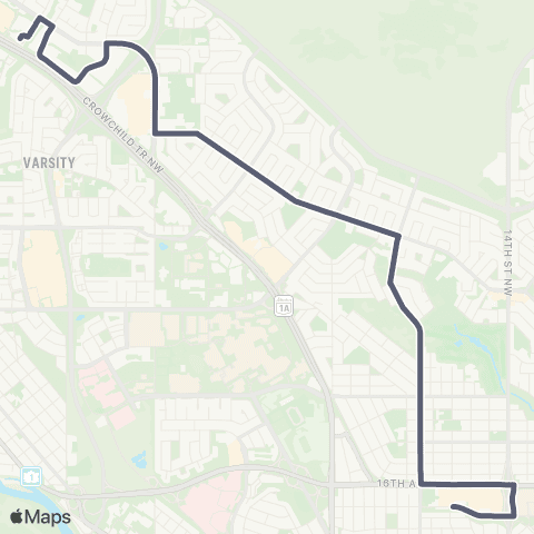 Calgary Transit Dalhousie Station / Lions Park Station map