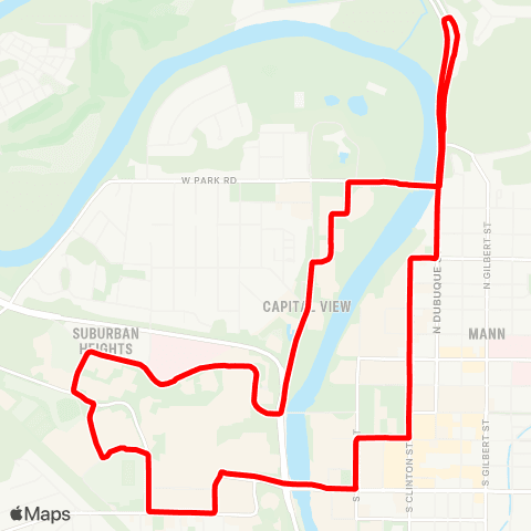 CAMBUS Red map