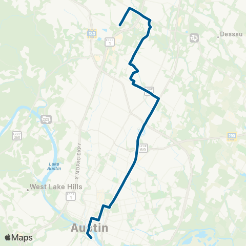CapMetro Metric Flyer map
