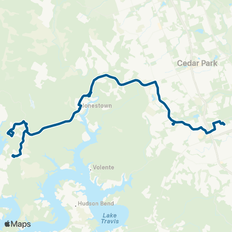 CapMetro Northwest Feeder map