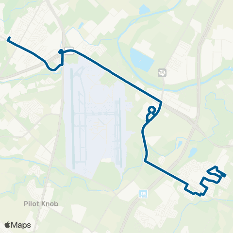 CapMetro Del Valle map