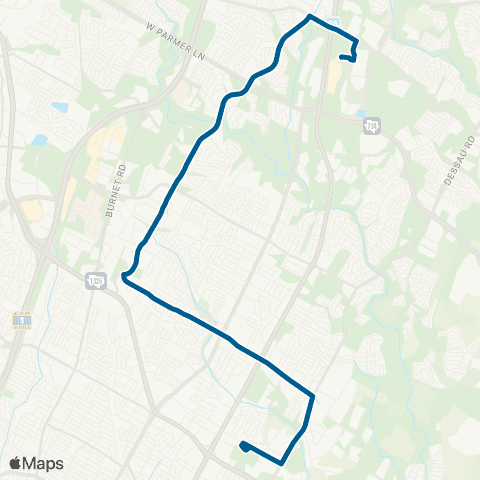 CapMetro Metric / Rundberg map