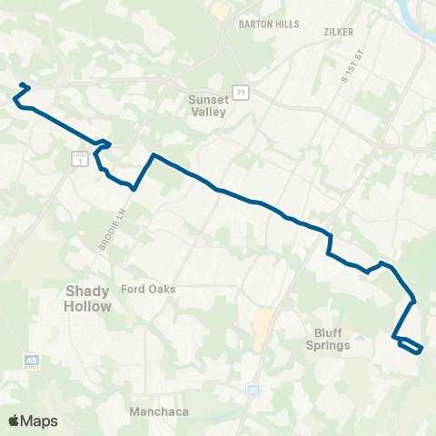 CapMetro William Cannon map