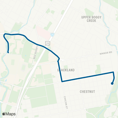 CapMetro MLK / University of Texas map