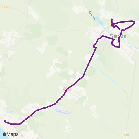 Cara'bus Saujon - Richelieu <> Royan - Gare map