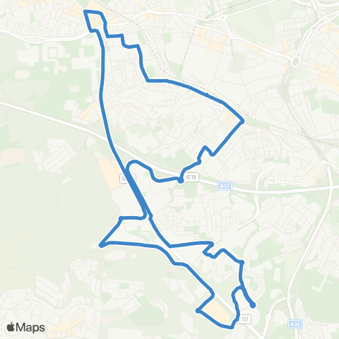 Carris Metropolitana Reboleira (Estação) | Circular via Alfragide (Zona Industrial E Centro Comercial) map