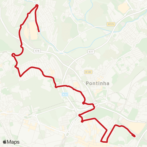 Carris Metropolitana Colégio Militar (Metro) - Ubbo via Brandoa map