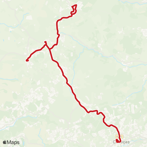 Carris Metropolitana Almargem Bispo (Largo) - Caneças (Largo Vieira Caldas) map