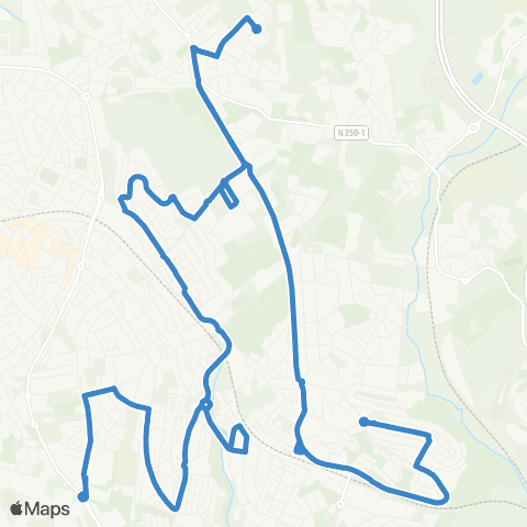 Carris Metropolitana Bairro Fitares - Mem Martins (Esc Secundária) map