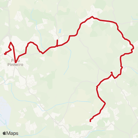 Carris Metropolitana Fonte Da Aranha - Montelavar (Largo) map