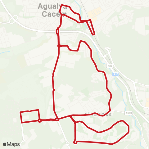 Carris Metropolitana Agualva-Cacém (Estação) via Enc. S. Marcos Univ Católica E Bela Vista | Circular map