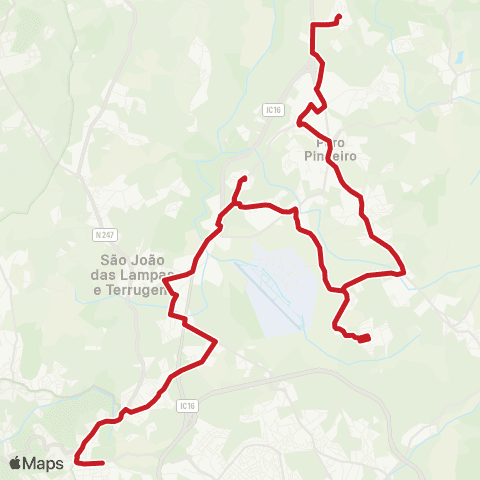 Carris Metropolitana Rebanque - Portela Sintra (Estação Norte) map