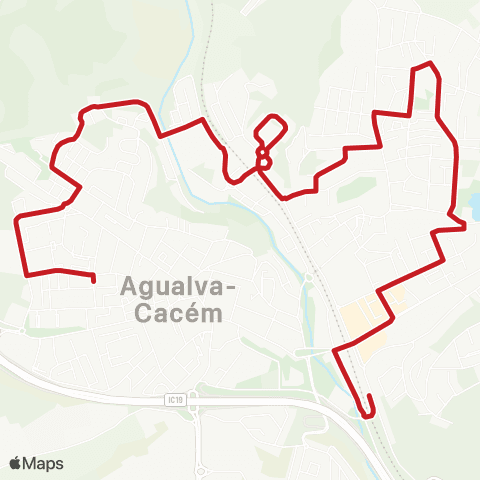 Carris Metropolitana Bº Joaquim Fontes (Centro Comercial) - Agualva-Cacém (Estação) map