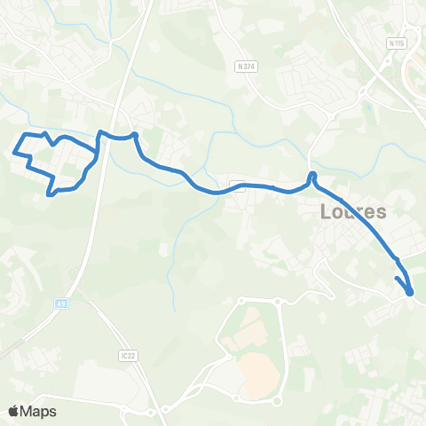 Carris Metropolitana Bairro De Santa Maria - Loures (Centro Saude) map