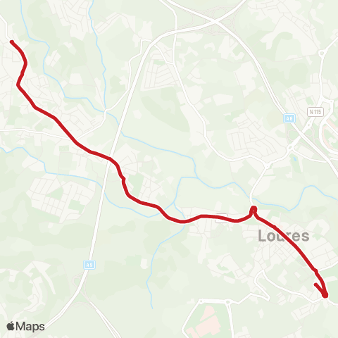 Carris Metropolitana Guerreiros - Loures Loures (Centro Saude) map