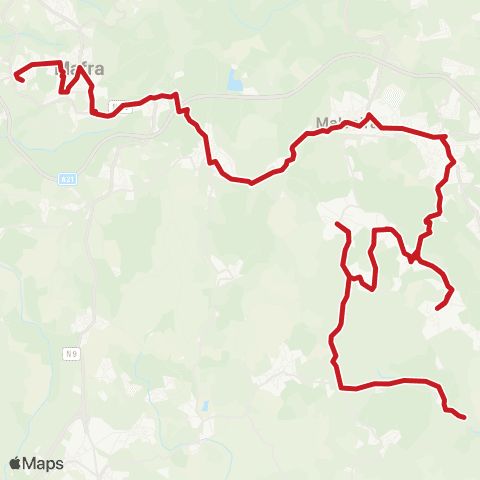 Carris Metropolitana Bocal - Mafra (Parque Desportivo) map