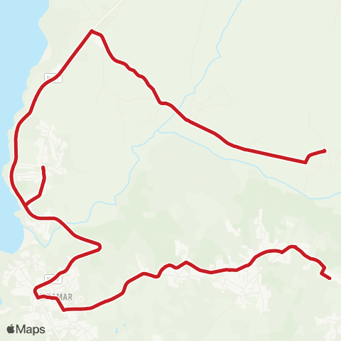 Carris Metropolitana Lagoa (Colegio Miramar) - São Domingos map