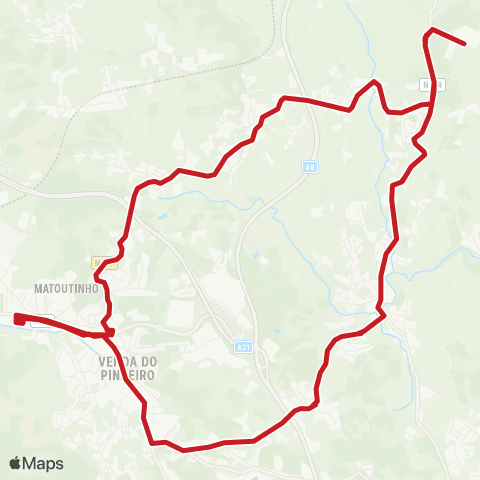 Carris Metropolitana Malveira (Centro Saude | Circular map