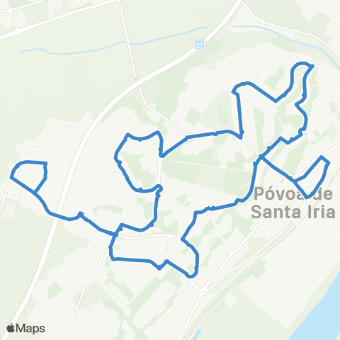 Carris Metropolitana Póvoa De Santa Iria | Circular via Centro De Saúde map